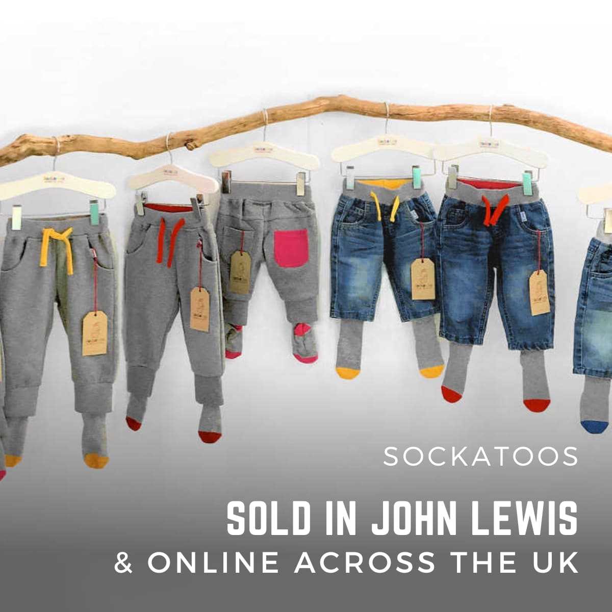 Sockatoos cotton trousers sold in John Lewis