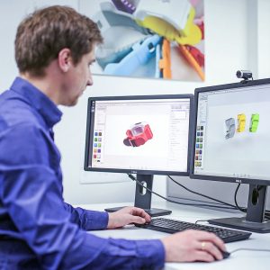 3D design on a desktop for product visualisation