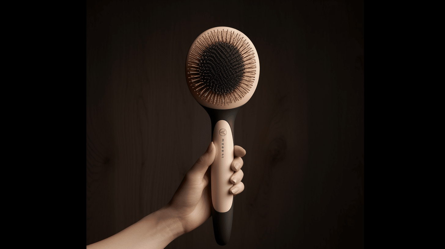Product visualisation for a new hairbrush