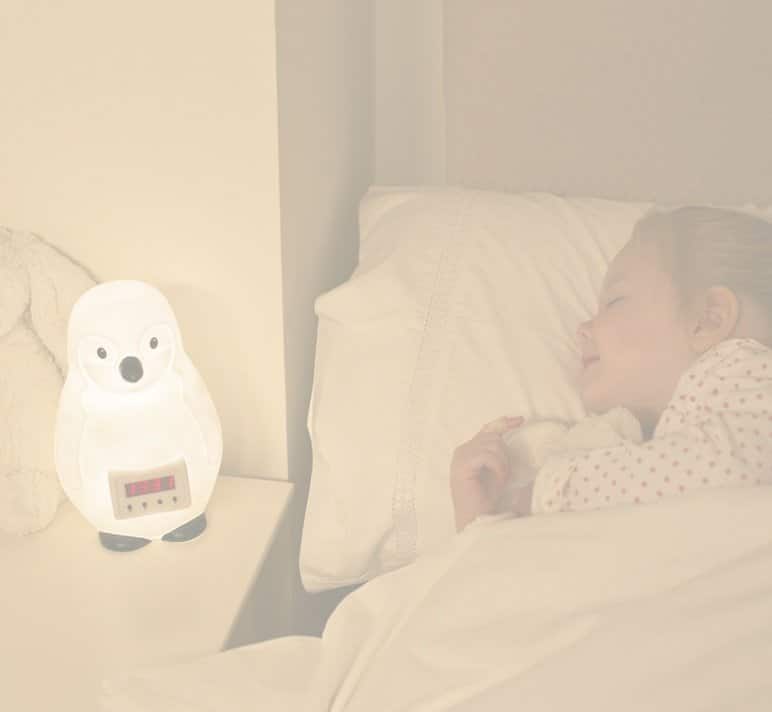 Product styling for kids and nursery night light and clock